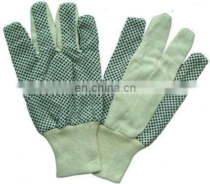 cotton gloves with high quality bleach white cotton gloves safety cotton white work gloves