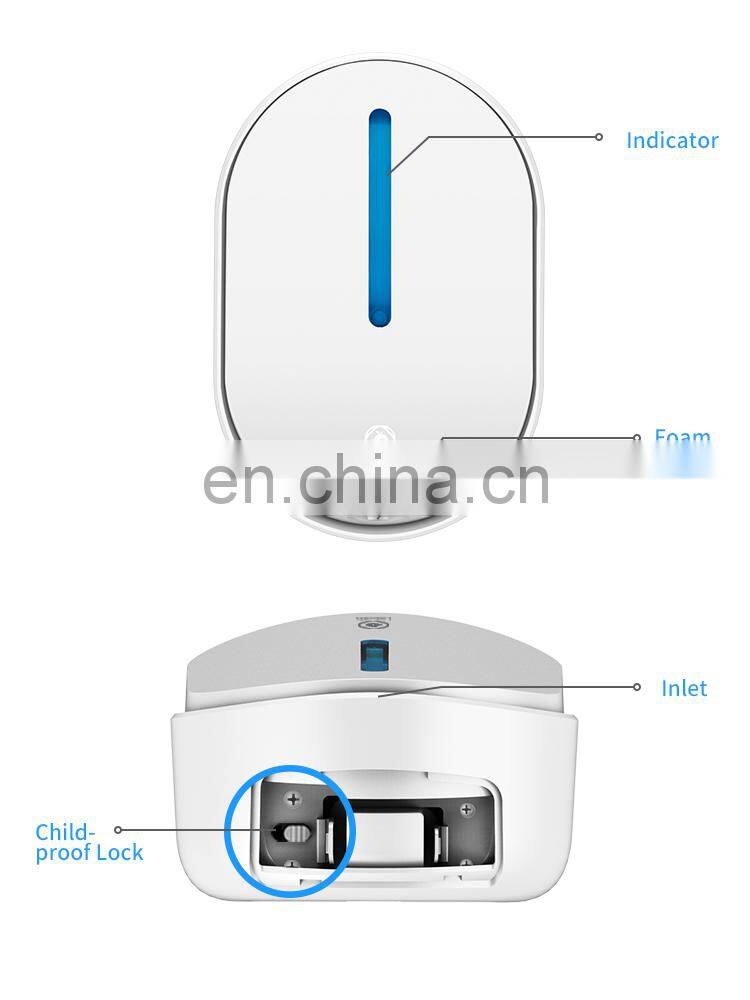 Sensor foam soap holder hand sanitizer dispenser