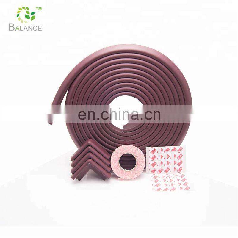 Plastic kitchen cabinet baby sharp edge rubber protector