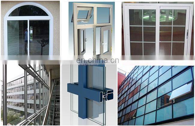 Double head mitre cutting saw / aluminum window making machine