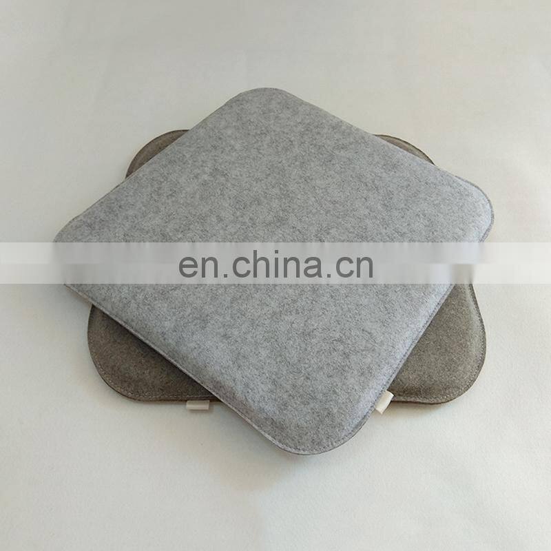 100% wool felt seat cushion felt cushion cover