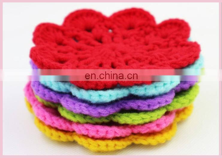 crochet placemat cotton coaster