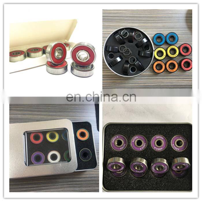 Tin box packing high precision skateboard bearing 608 bearing