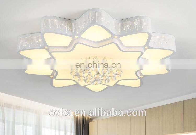 Creative Crystal Star Children's Room Acrylic led Ceiling Light Bedroom Light