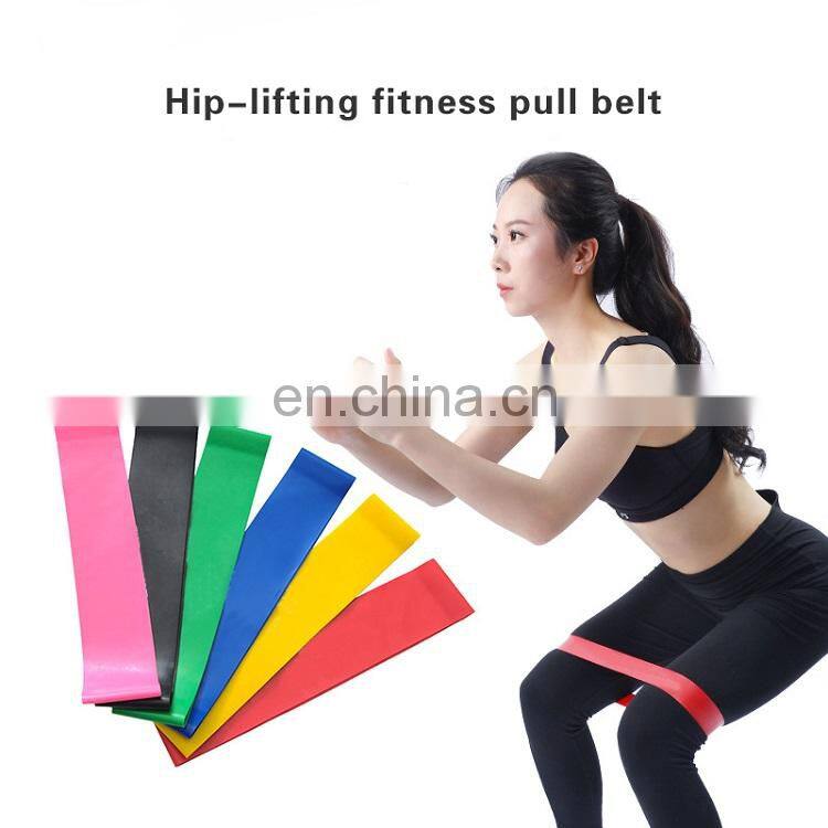 5 Level Fitness Yoga Elastic Resistance Bands Custom Exercise Band Loop