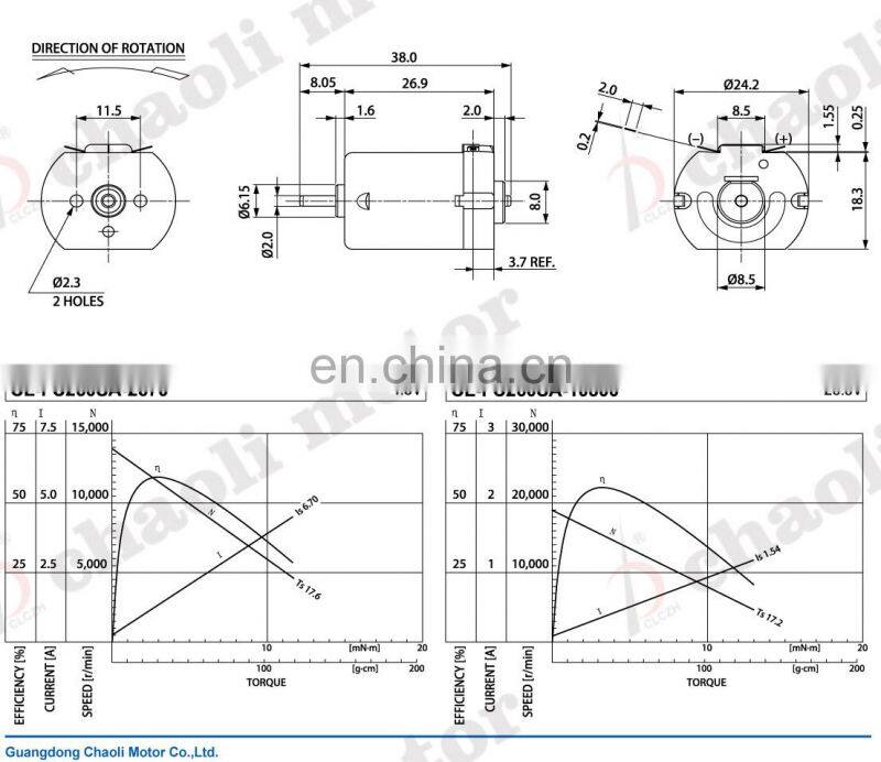 12v model car engine CL-FC260SA suitable for small dc motors for toy car motors for children toys