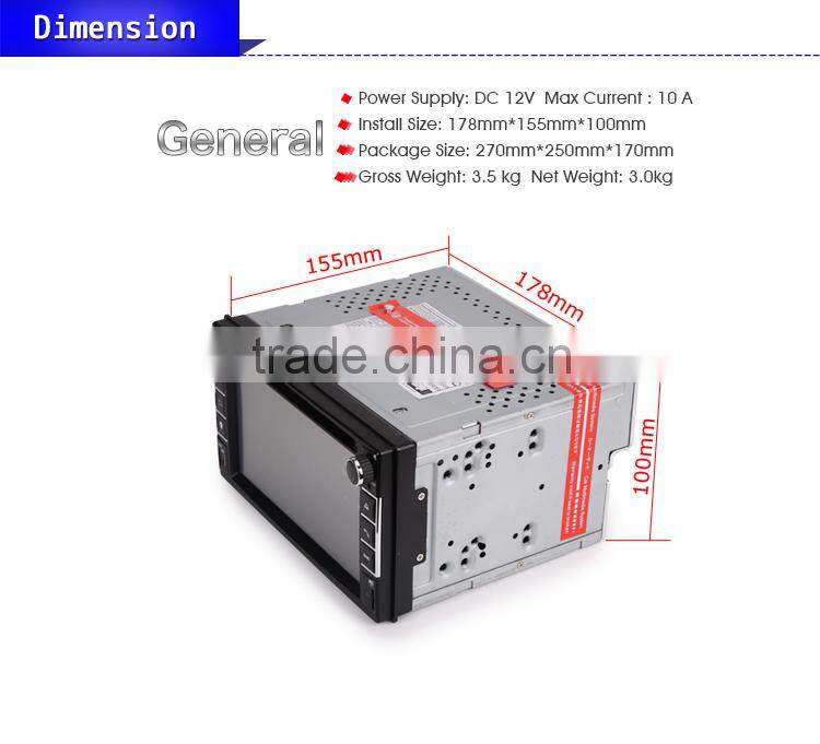 Erisin ES6536G 6.2" Car DVD with GPS Bluetooth AM/FM Radio