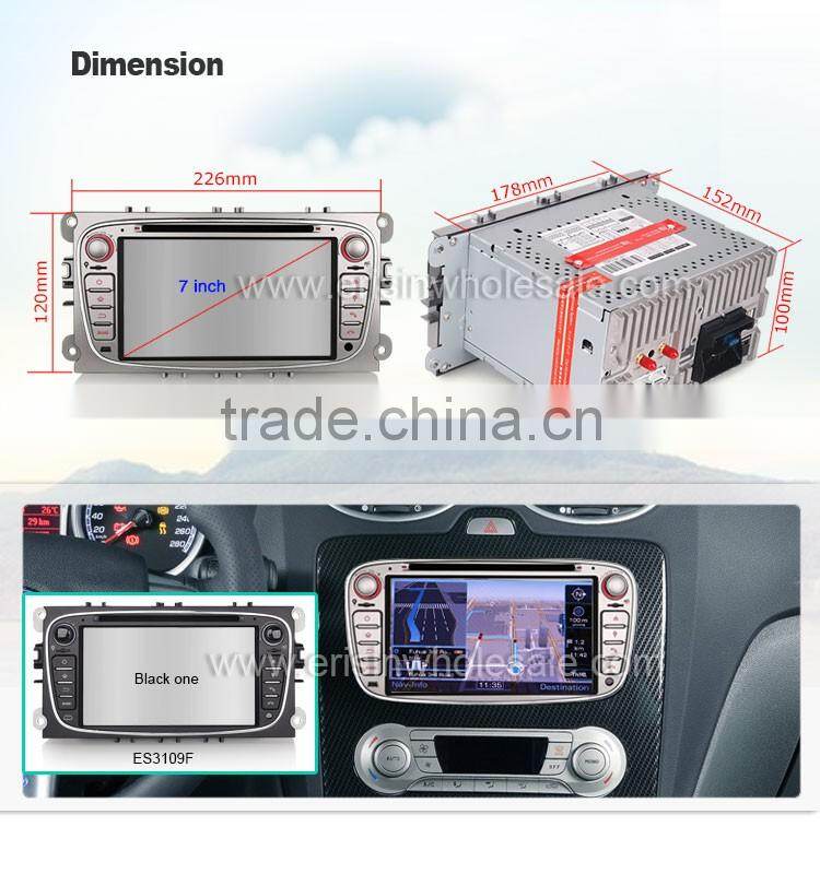 Erisin ES3009F 7" Touch Screen Car Audio System with GPS for Mondeo