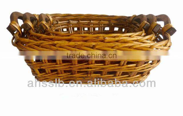 2013 new style willow storage plate with ears