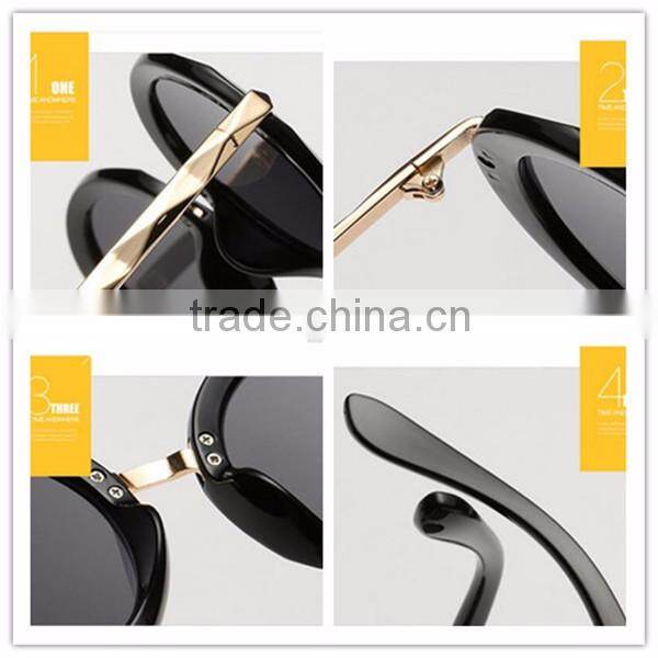 made in china wholesale factory retro reflective round lens sunglasses