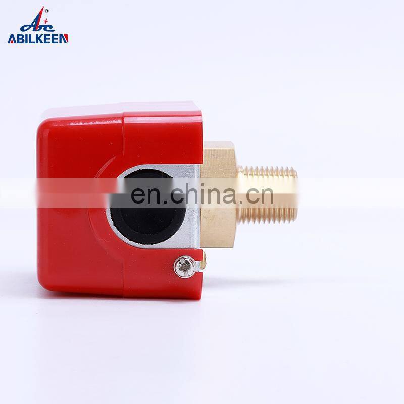 Red Color HFS-15 G1/2 Sensors 220VAC 15A Liquid Water High Temperature Resistance Mechanical Paddle Flow Switch
