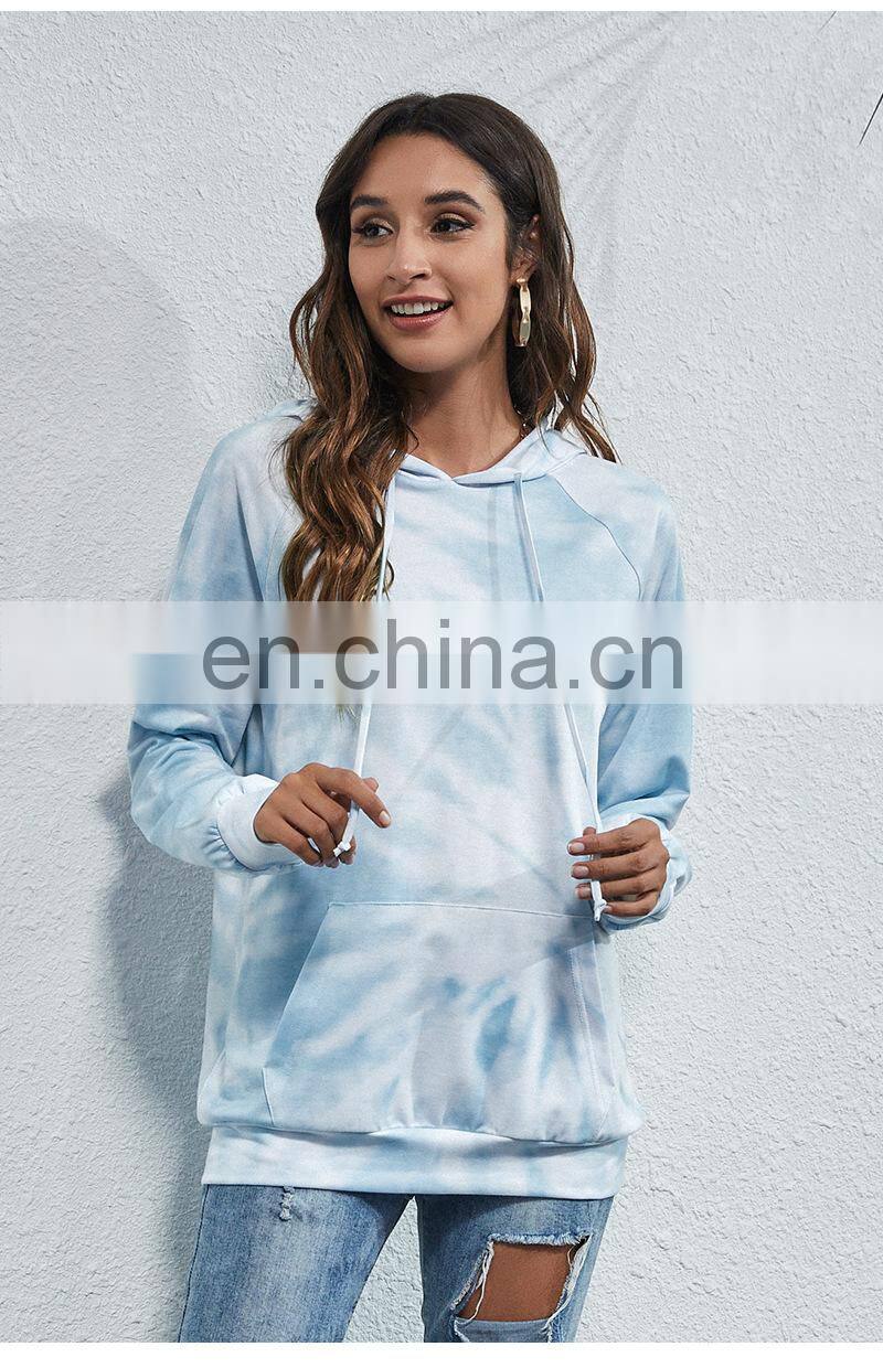 Europe 2021 European and American fall hot styles trendy fashion casual hooded fashion women's sweater