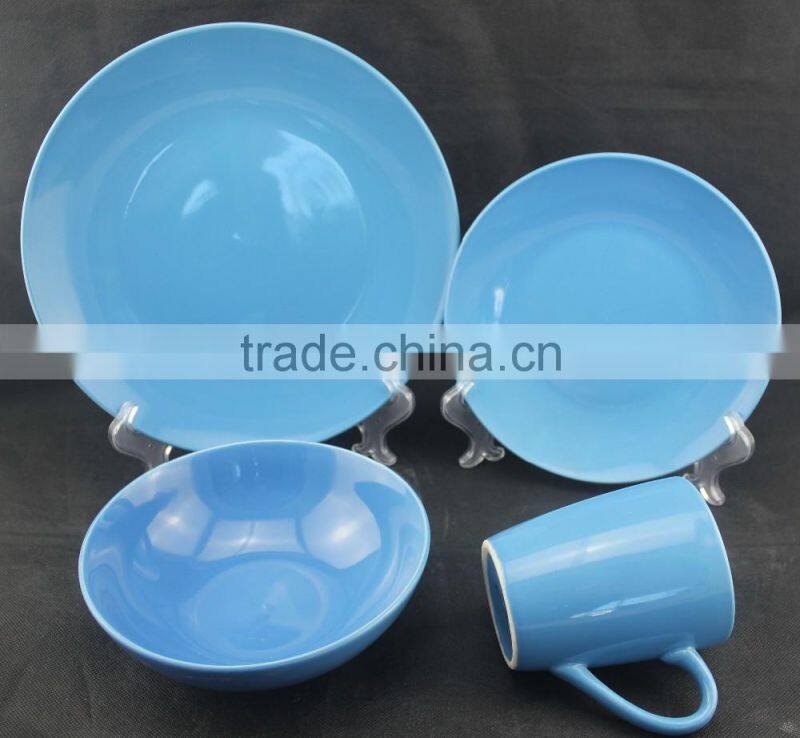 wholesale white stoneware ceramic dinner set with plates set and salad bowl and mugs