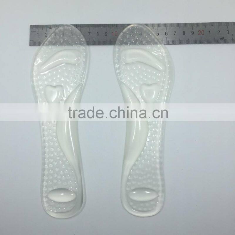 Hot sale 3/4 foot insole pads high heel shoe pads PU insole pads