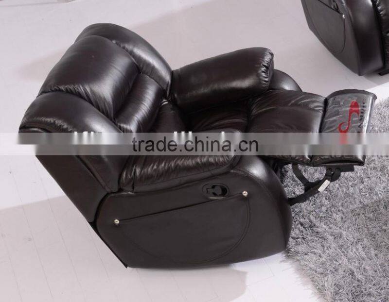 AK-C03A genuine electric leather recliner chairs
