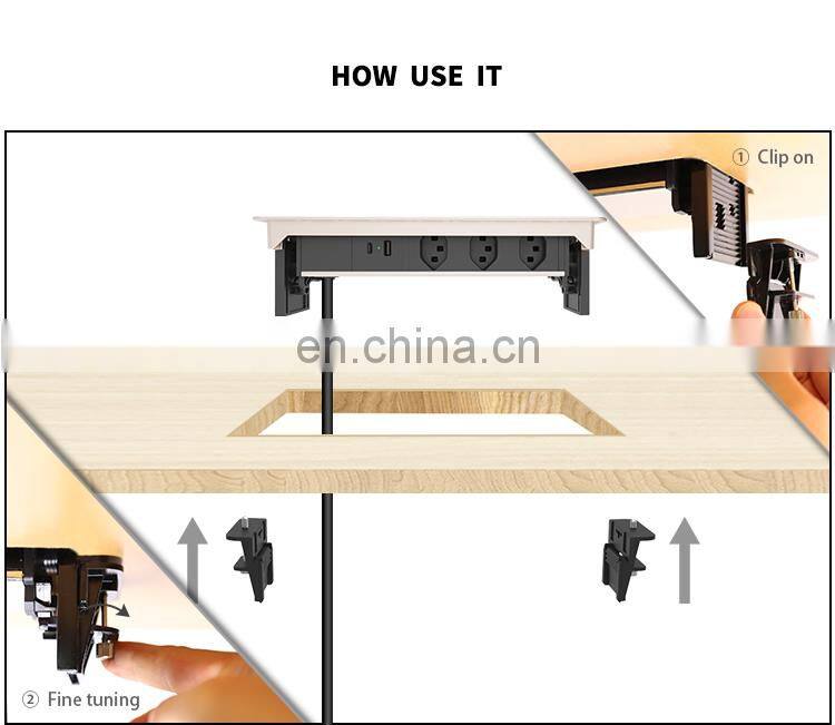 Stainless steel surface socket box with Swiss socket and USB charger