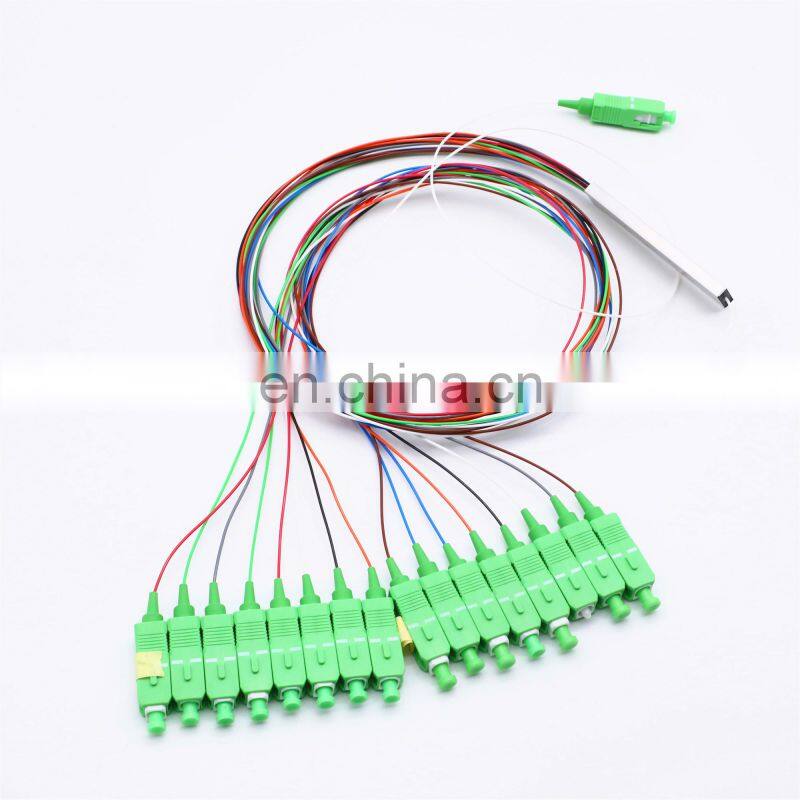 Factory Price 1*16 Optical PLC Splitter SC/APC Optical Fiber Splitter 1*8 Optical Fiber Splitter