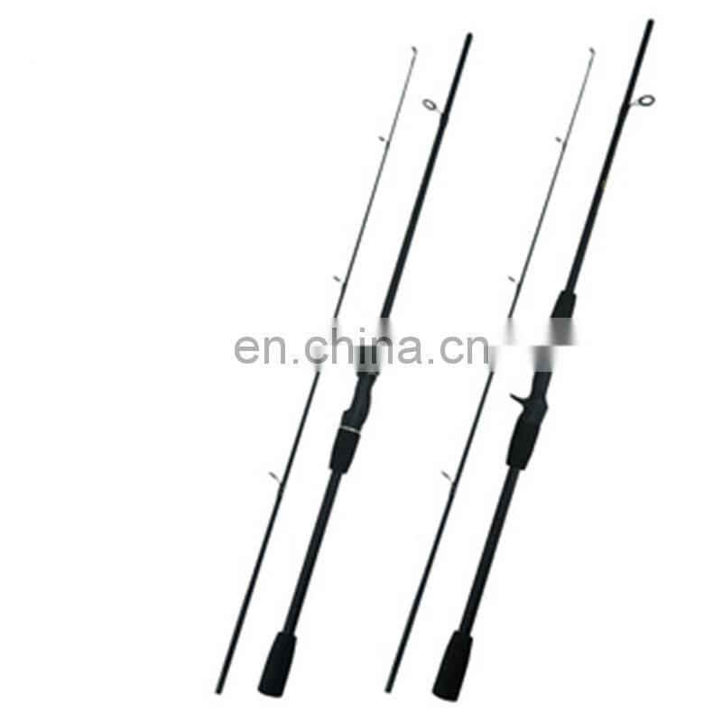 Ultralight 2 Piece  section tips Travel Saltwater Cork Handle Carbon Fiber Fly  fishing stands of rod