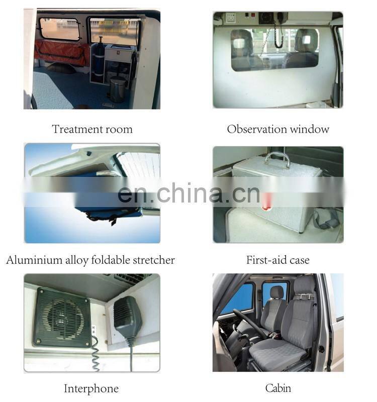Special purpose Wuling epidemic ambulance car for emergency