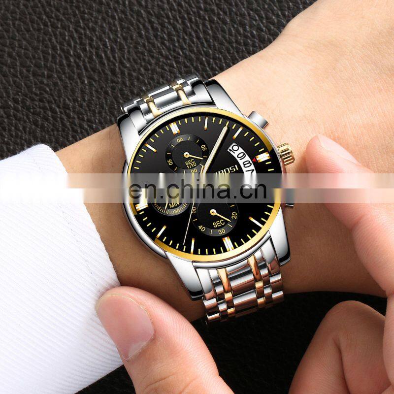NIBOSI 2020Watch Men Top Brand Luxury Male Automatic Date Quartz Watches Mens Waterproof Sport Watch Clock Relogio Masculino