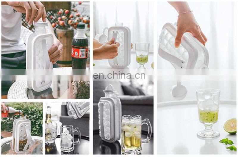 17 grids Ice Ball Kettle Ice Maker Mould with Lid Cube Mold Cubic Makers Container Trays