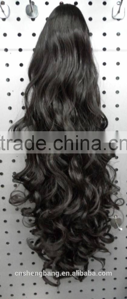 wholesale wigs synthetic hair wig hair extension ponytail wig