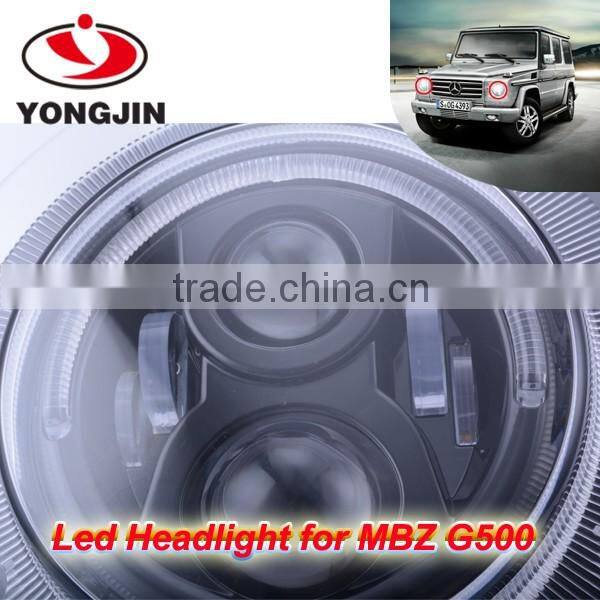 High / low beam 90w 75w 11 inch led headlight for MBZ G500