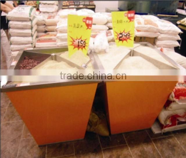 Supermarket foodstuff rice container