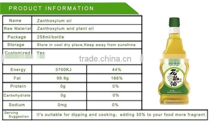 High Quality Chinese Zanthoxylum oil Manufacturer