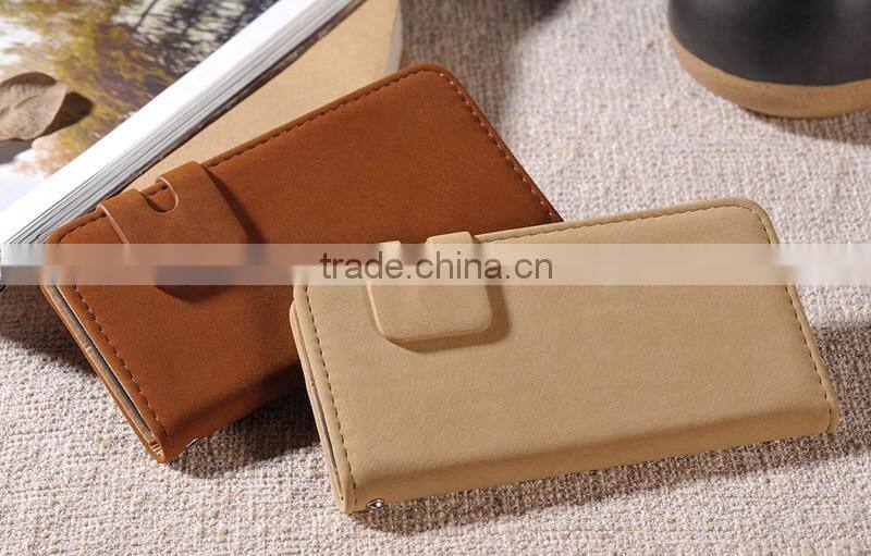 Universal smart phone 5.5 flip wallet leather case mobile phone case card holder wallet for Samsung Galaxy