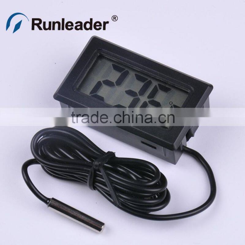 Samll LCD DIGITAL thermometer temperature meter for desk office green house car