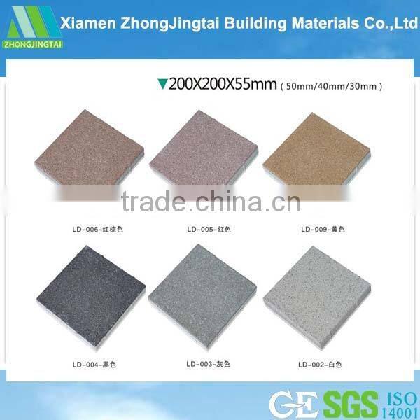 Competitive price green flooring materials water permeable ceramic public toilet tile