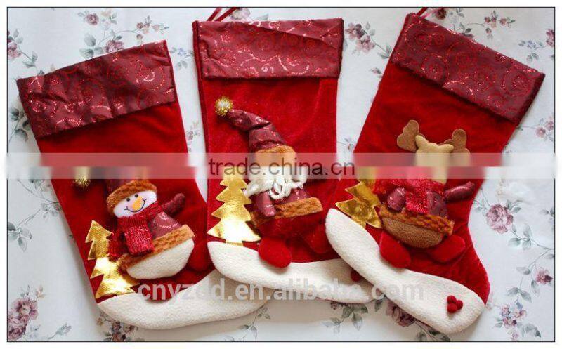 Large Size Christmas Gift Sock /Soft Christmas Sock of Candy Bag /New Arrival of Christmas Bag