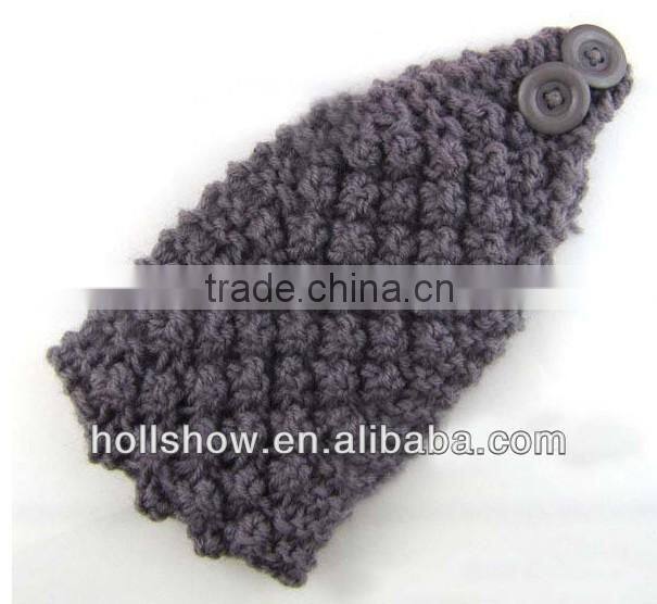 Wool Women Winter Crochet Headbands