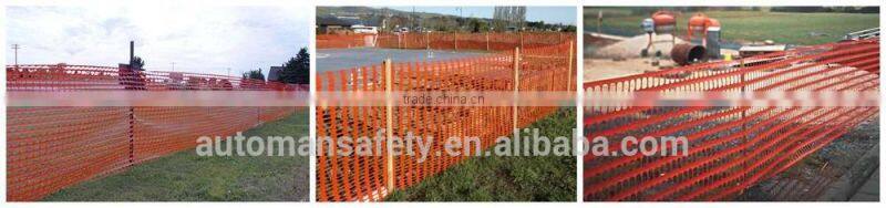 Orange Plastic Construction Fence