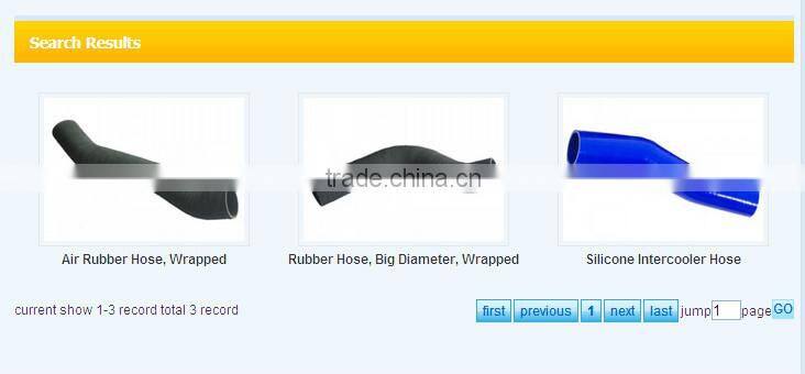Intercooler Hose for Car-DAF(OEM NO.1204236/ 0291452 /0292577/ 1286075,etc)