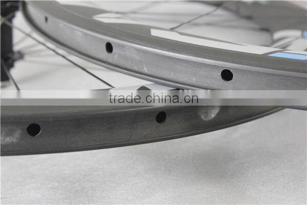 Carbon clincher road bike wheelset UD-matt cabron fiber bike wheelset China W56C