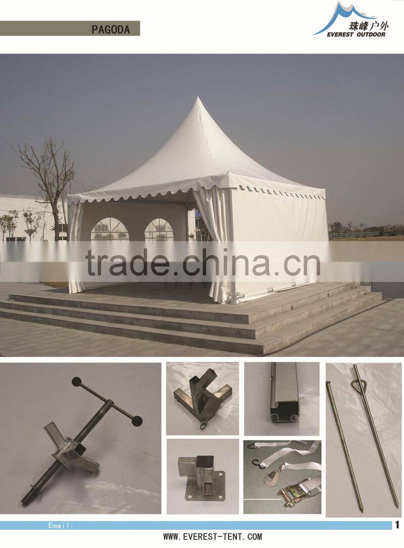 2015 low price normal style portable pagoda tent