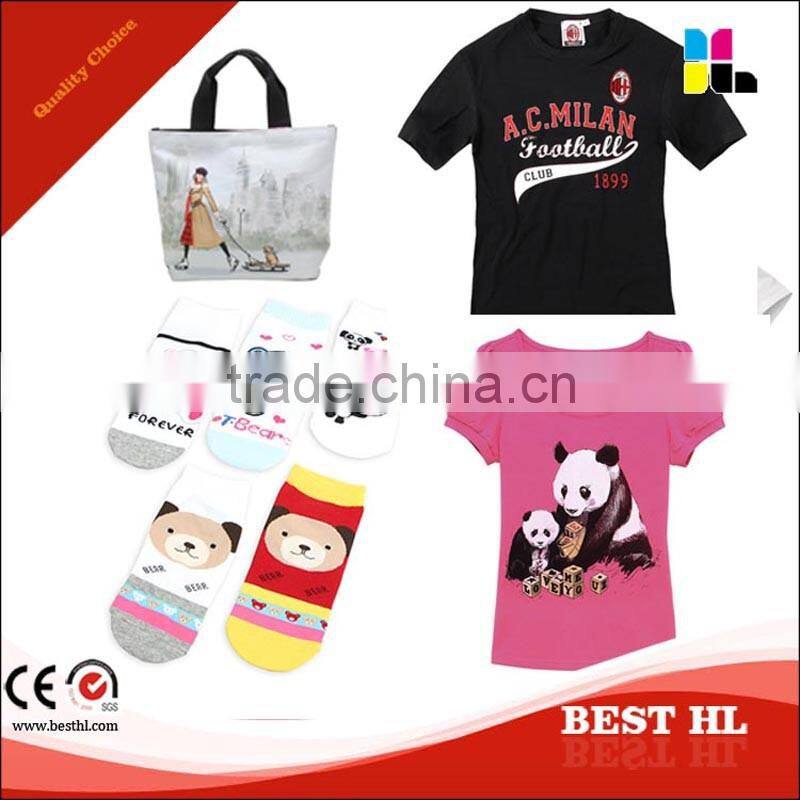 A3 size 8 color printer can directly print on t-shirt, no need pre-treatment printing machine