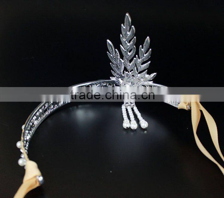Gatsby Hot Sale Top Quality Bridal Tiara Rhinestone Hair Accessories