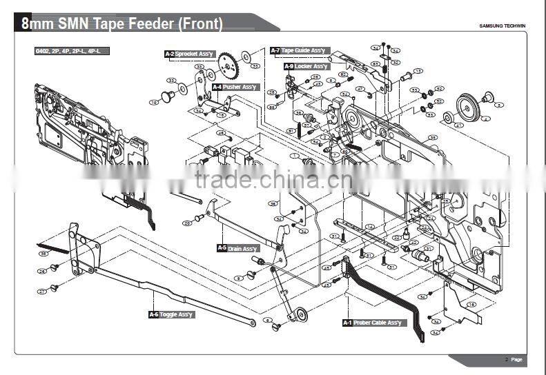 smt Samsung nozzles/CP/SM series feeders