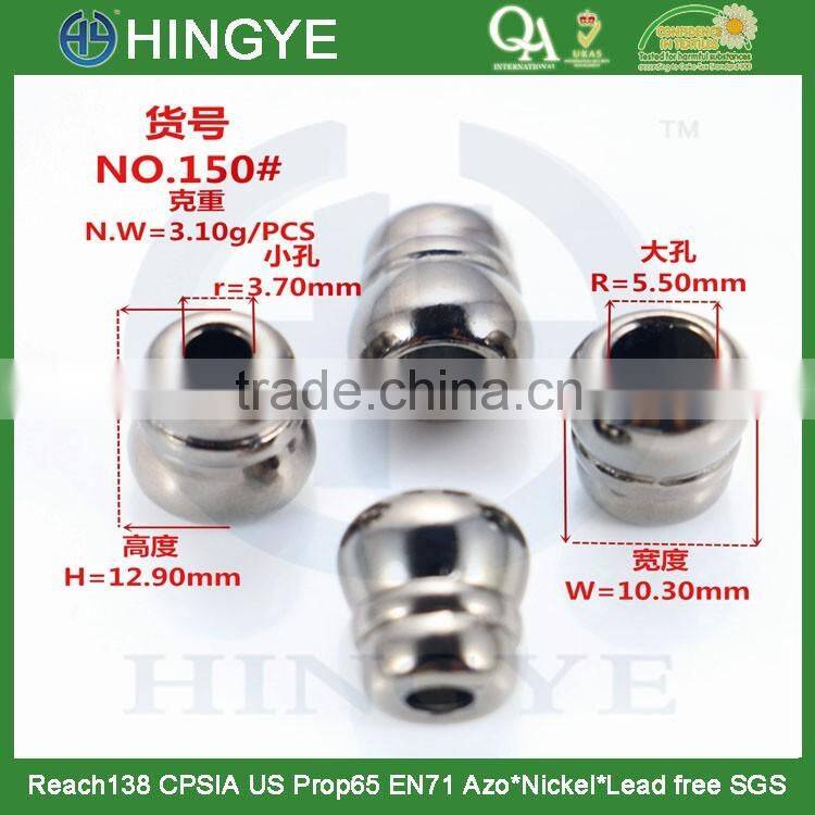gold cord end cord end stopper metal cord end