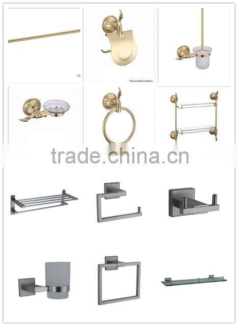 DEBO hot sell 7pc hotel Stainless Steel bothroom hoook