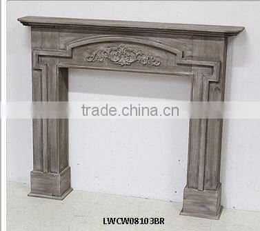 farm shabby style solid fireplace wood