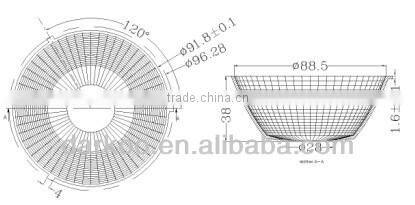 2014 New Edison led reflector COB reflector with lens DK9224-R&L for spotlight