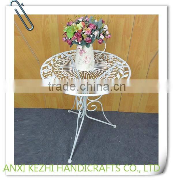 KZ8-06047 Classical wrought iron metal modern coffee table
