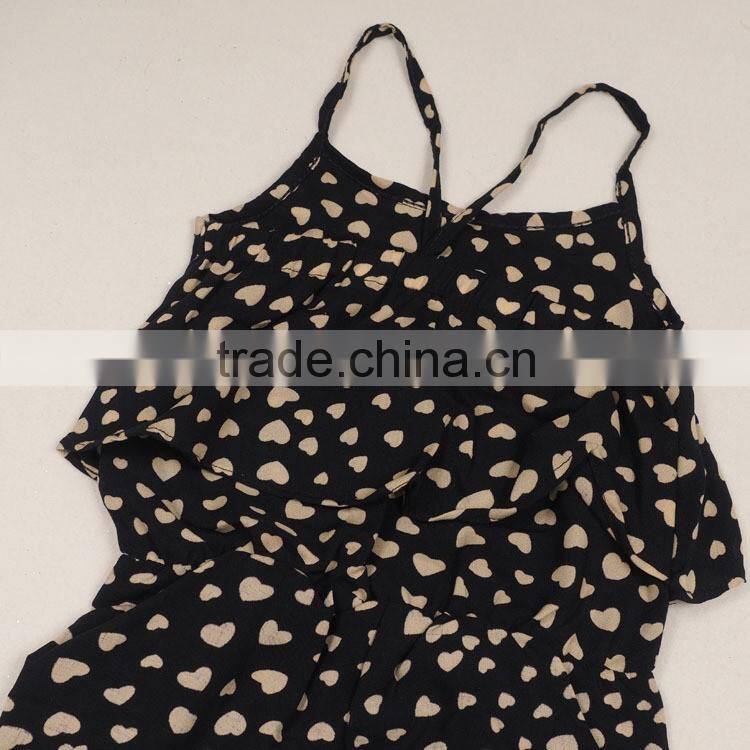 2016 Factory new arrival summer child clothes for fashion girls overall baby clothing set wholesale kids clothes (ulik-GC079)