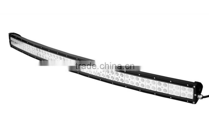 288w 51 inch 12v waterproof curved led light bar for boat