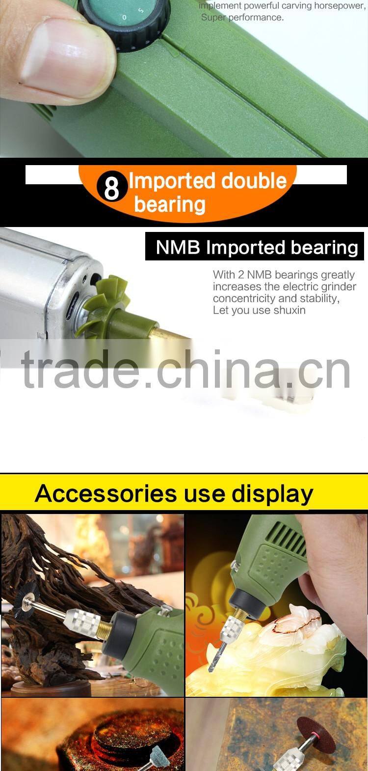 Multifunction industrial grade 100W powerful CVT electric grinder set