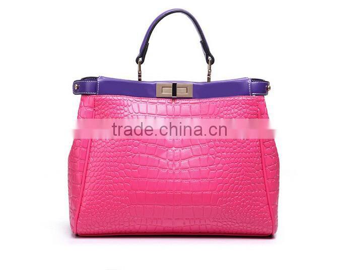 Buy Directly From China Factiory Newest Fashion Leather Woman Handbag